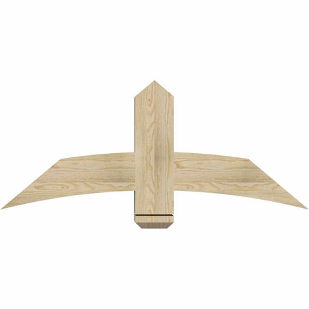 Ekena Millwork Bellingham Rough Sawn Timber Gable Bracket, Douglas Fir, 48"W x 20"H x 6"D x 6"F, 10/12 Pitch GBW048X20X0606BEL00RDF